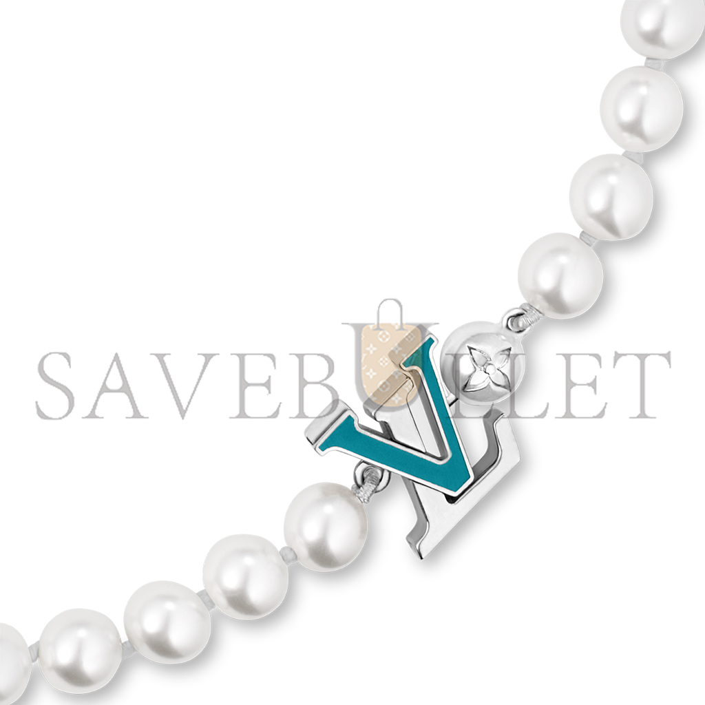 LOUIS VUITTON TURQUOISE RODEO NECKLACE M02058